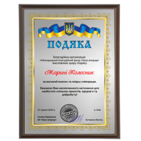 Друк на металі СРІБЛО А4 (210*297 мм) дипломів, грамот, подяк, інформаційних табличок 