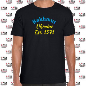 Футболка "Bakhmut, Ukraine, Est 1571" чоловіча Футболка "Bakhmut, Ukraine, Est 1571" чоловіча
