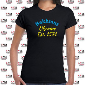 Футболка "Bakhmut, Ukraine, Est 1571" жіноча Футболка "Bakhmut, Ukraine, Est 1571" жіноча