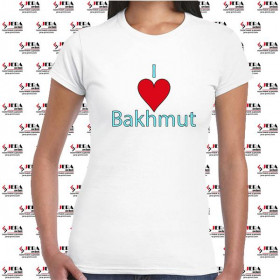 Футболка "I Love Bakhmut " жіноча Футболка "I Love Bakhmut " жіноча