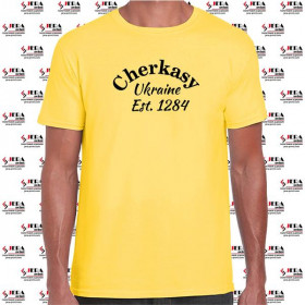 Футболка "Cherkasy, Ukraine, Est 1284" чоловіча Футболка "Cherkasy, Ukraine, Est 1284" чоловіча
