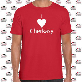 Футболка "I Love Cherkasy " чоловіча Футболка "I Love Cherkasy " чоловіча