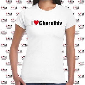 Футболка "I love Chernihiv" жіноча Футболка "I love Chernihiv" жіноча