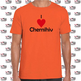 Футболка "I Love Chernihiv " чоловіча Футболка "I Love Chernihiv " чоловіча