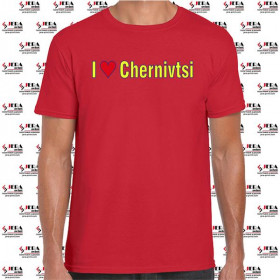 Футболка "I Love Chernivtsi" чоловіча Футболка "I Love Chernivtsi" чоловіча