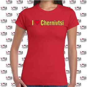 Футболка "I Love Chernivtsi" жіноча Футболка "I Love Chernivtsi" жіноча