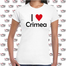 Футболка "I Love Crimea " жіноча Футболка "I Love Crimea " жіноча