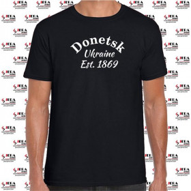 Футболка "Donetsk, Ukraine, Est 1869" чоловіча Футболка "Donetsk, Ukraine, Est 1869" чоловіча