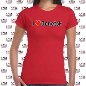 Футболка "I Love Donetsk" жіноча Футболка "I Love Donetsk" жіноча