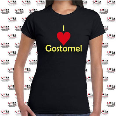 Футболка "I Love Gostomel "  жіноча