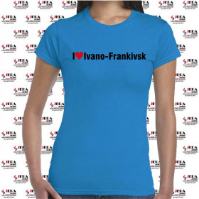 Футболка "I Love Ivano-Frankivsk" жіноча Футболка "I Love Ivano-Frankivsk" жіноча