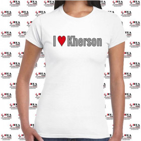 Футболка "I Love Kherson" жіноча Футболка "I Love Kherson" жіноча