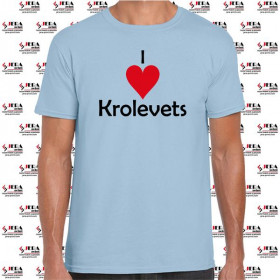 Футболка "I Love Krolevets " чоловіча Футболка "I Love Krolevets " чоловіча