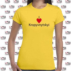 Футболка "I Love Kropyvnytskyi " жіноча Футболка "I Love Kropyvnytskyi " жіноча