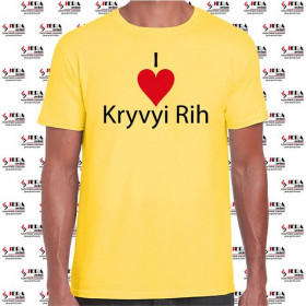 Футболка "I Love Kryvyi Rih " чоловіча Футболка "I Love Kryvyi Rih " чоловіча