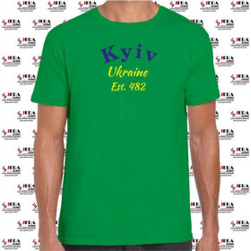 Футболка "Kyiv, Ukraine, Est 482" чоловіча Футболка "Kyiv, Ukraine, Est 482" чоловіча