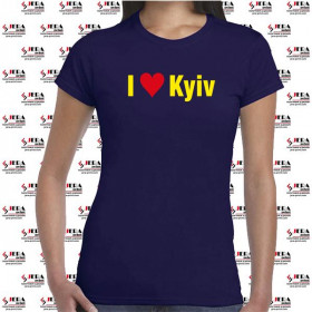 Футболка "I love Kyiv" жіноча Футболка "I love Kyiv" жіноча