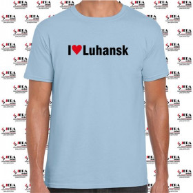 Футболка "I Love Luhansk" чоловіча Футболка "I Love Luhansk" чоловіча