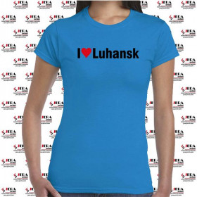 Футболка "I Love Luhansk" жіноча Футболка "I Love Luhansk" жіноча