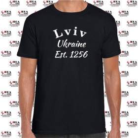 Футболка "Lviv, Ukraine, Est 1256" чоловіча Футболка "Lviv, Ukraine, Est 1256" чоловіча