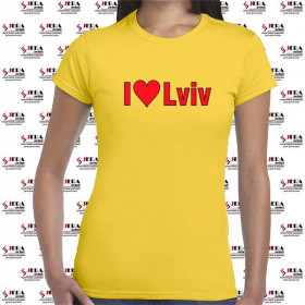 Футболка "I Love Lviv" жіноча Футболка "I Love Lviv" жіноча