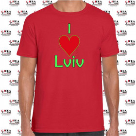 Футболка "I Love Lviv " чоловіча Футболка "I Love Lviv " чоловіча