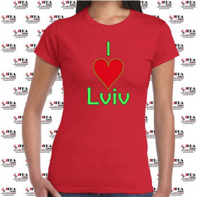 Футболка "I Love Lviv " жіноча Футболка "I Love Lviv " жіноча