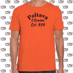 Футболка "Poltava, Ukraine, Est 899" чоловіча