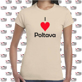 Футболка "I Love Poltava " жіноча Футболка "I Love Poltava " жіноча