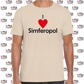 Футболка "I Love Simferopol " чоловіча Футболка "I Love Simferopol " чоловіча