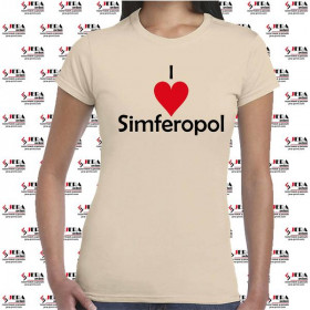 Футболка "I Love Simferopol " жіноча Футболка "I Love Simferopol " жіноча