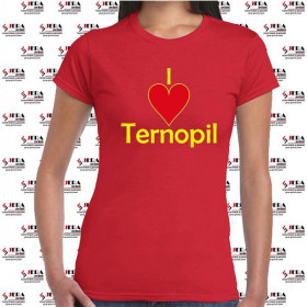 Футболка "I Love Ternopil " жіноча Футболка "I Love Ternopil " жіноча
