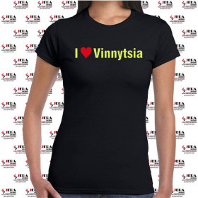 Футболка "I Love Vinnytsia" жіноча Футболка "I Love Vinnytsia" жіноча