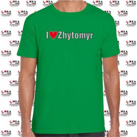 Футболка "I Love Zhytomyr" чоловіча Футболка "I Love Zhytomyr" чоловіча