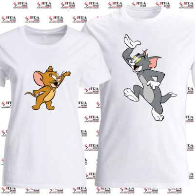 Футболки парні "Tom and Jerry" Футболки парні "Tom and Jerry"